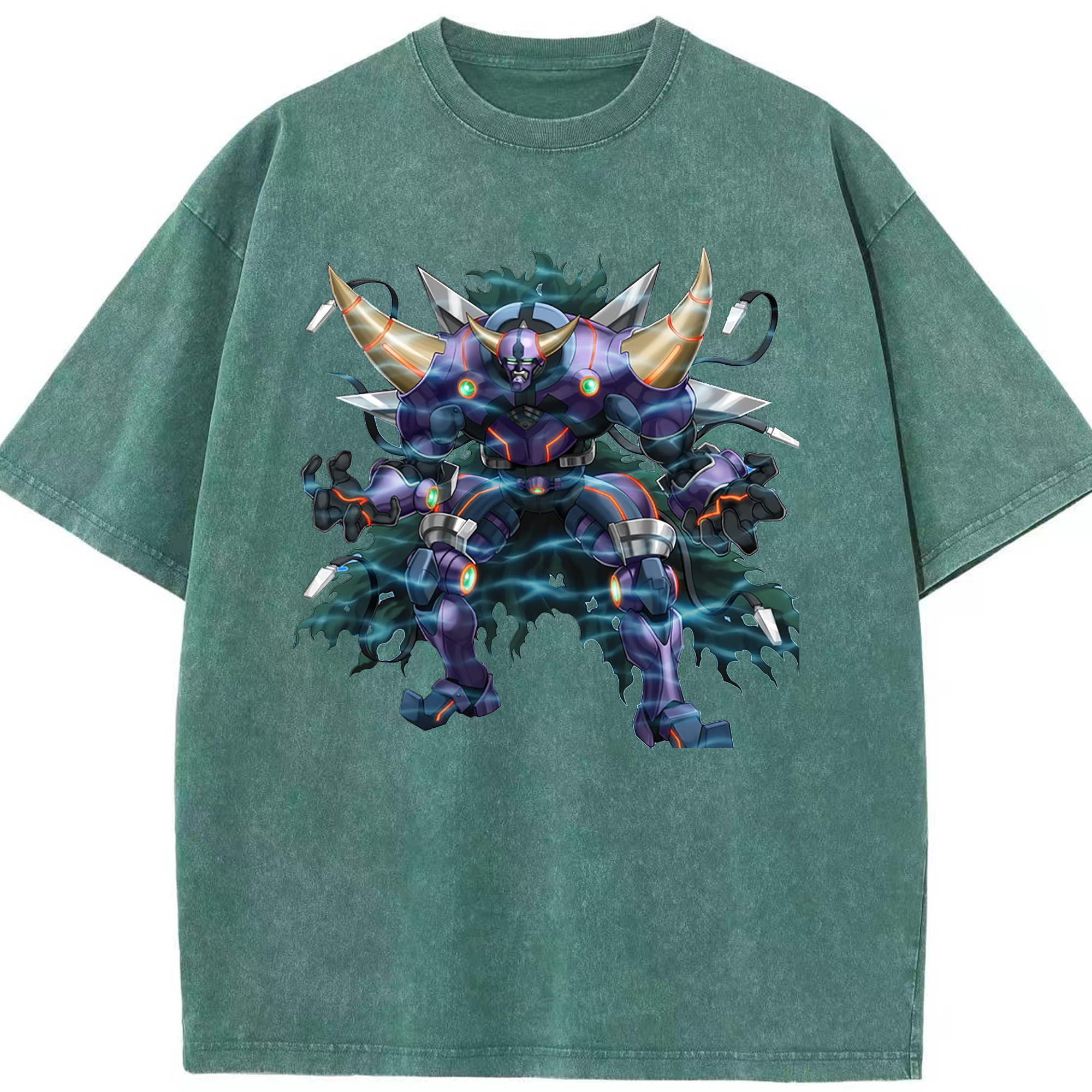 （画像用） 遊☆戯☆王 Yu-Gi-Oh! 綿100% ヴィンテージ風 半袖Tシャツ（フロントプリント）